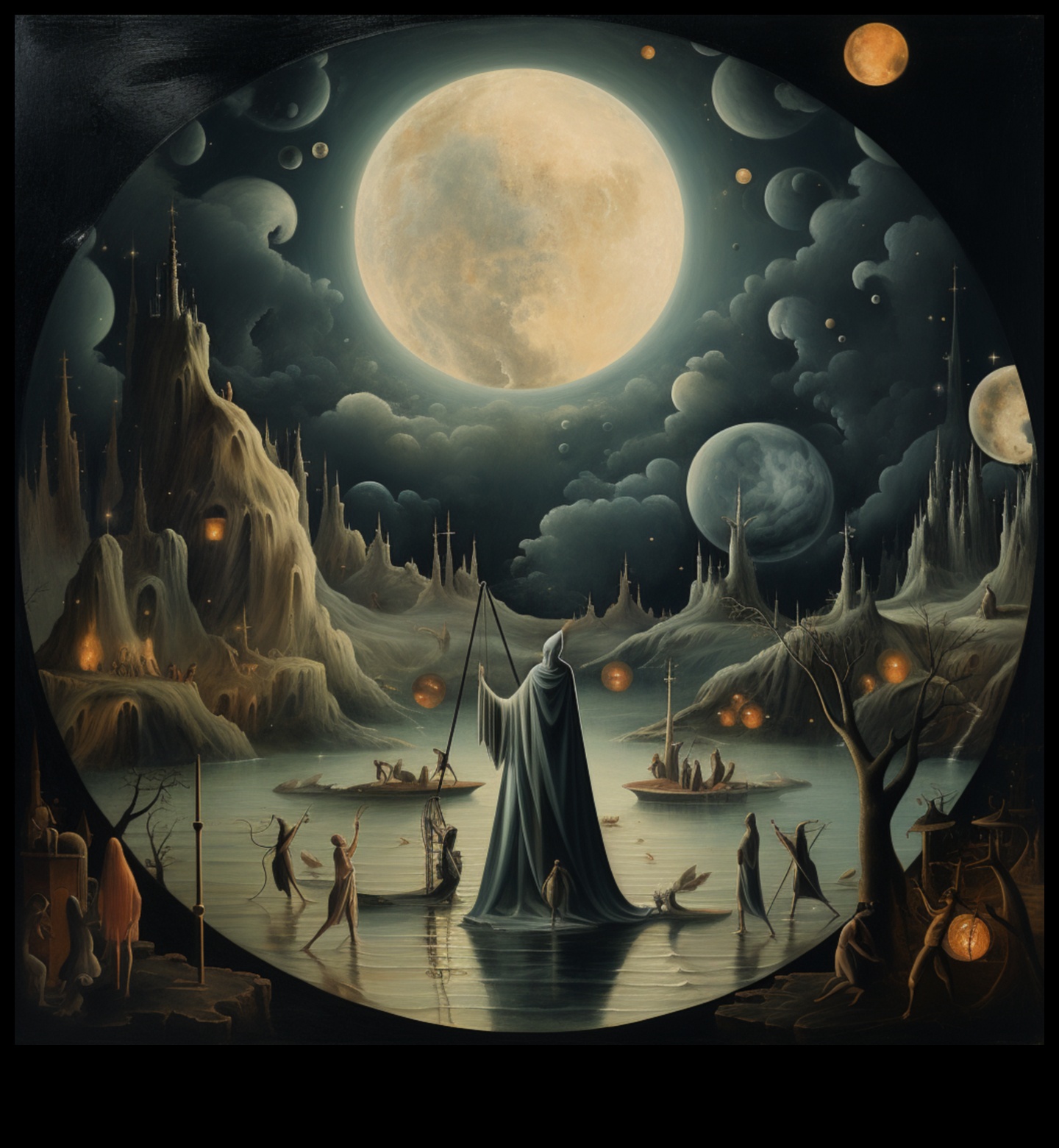 זוהר הירח: זוהר הירח בליל מערכת השמש שלנו