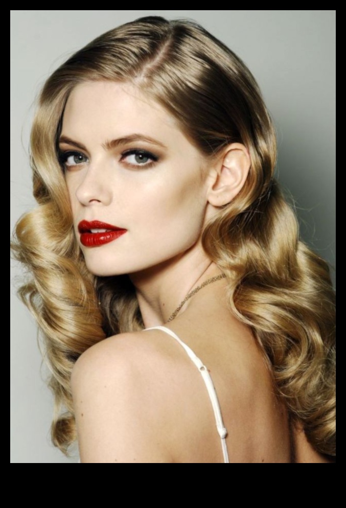 המשך גלמור וינטג': מחייה סגנונות רטרו בשיער באורך בינוני